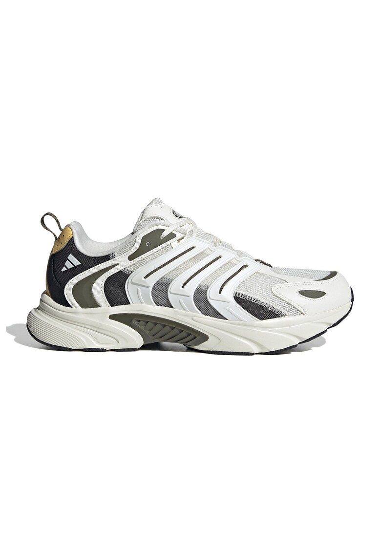 Pantofi sport cu insertii din plasa Climacool Ventania - Alb/Negru