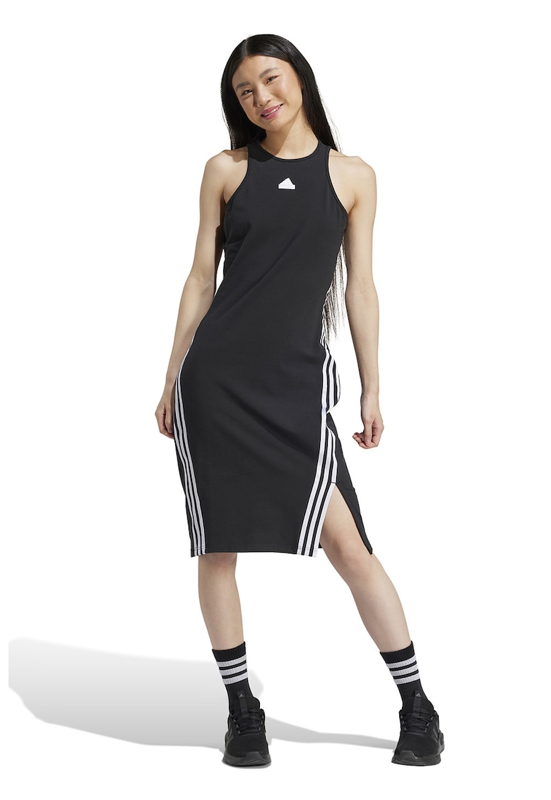Rochie midi cu slit lateral Future Icons 3-Stripes