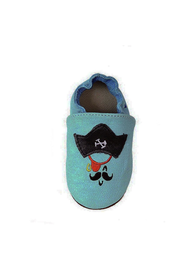 Botosei -  piele naturala - cu elastic - model pirat - K1596-3
