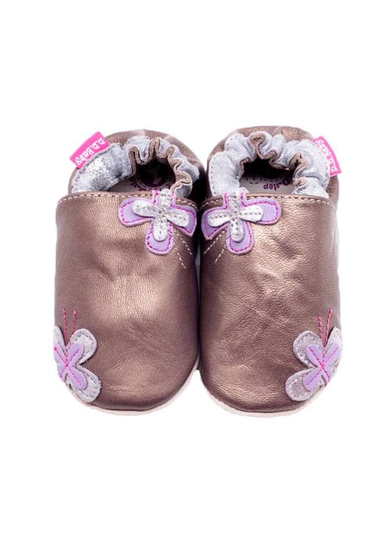 Botosei -  piele naturala - cu elastic - model floral - K1596-19B