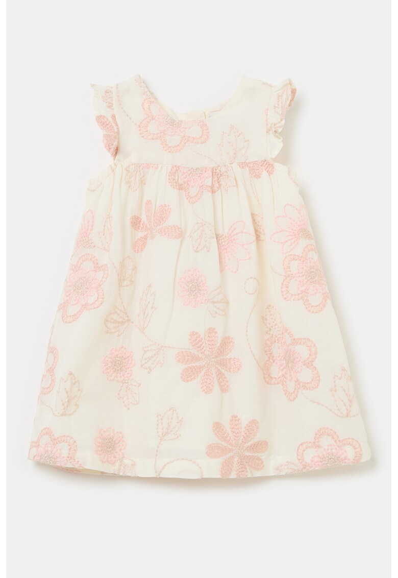 Rochie babydoll cu broderie