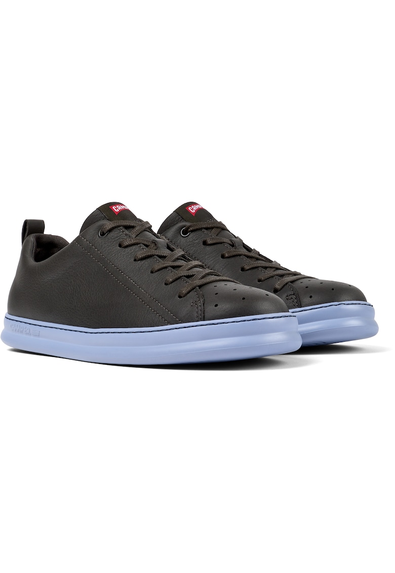 Pantofi sport din piele cu aspect contrastant Runner Four 1073