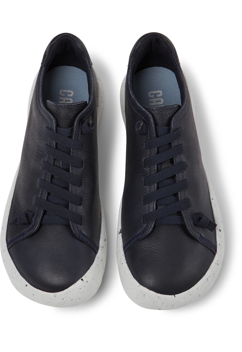 Pantofi sport de piele cu talpa cu pete decorative Peu Stadium 1485