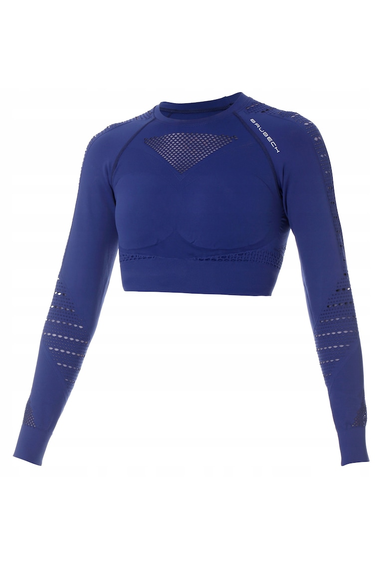 Bluza sport dama - Poliamida/Elastan - Albastru -