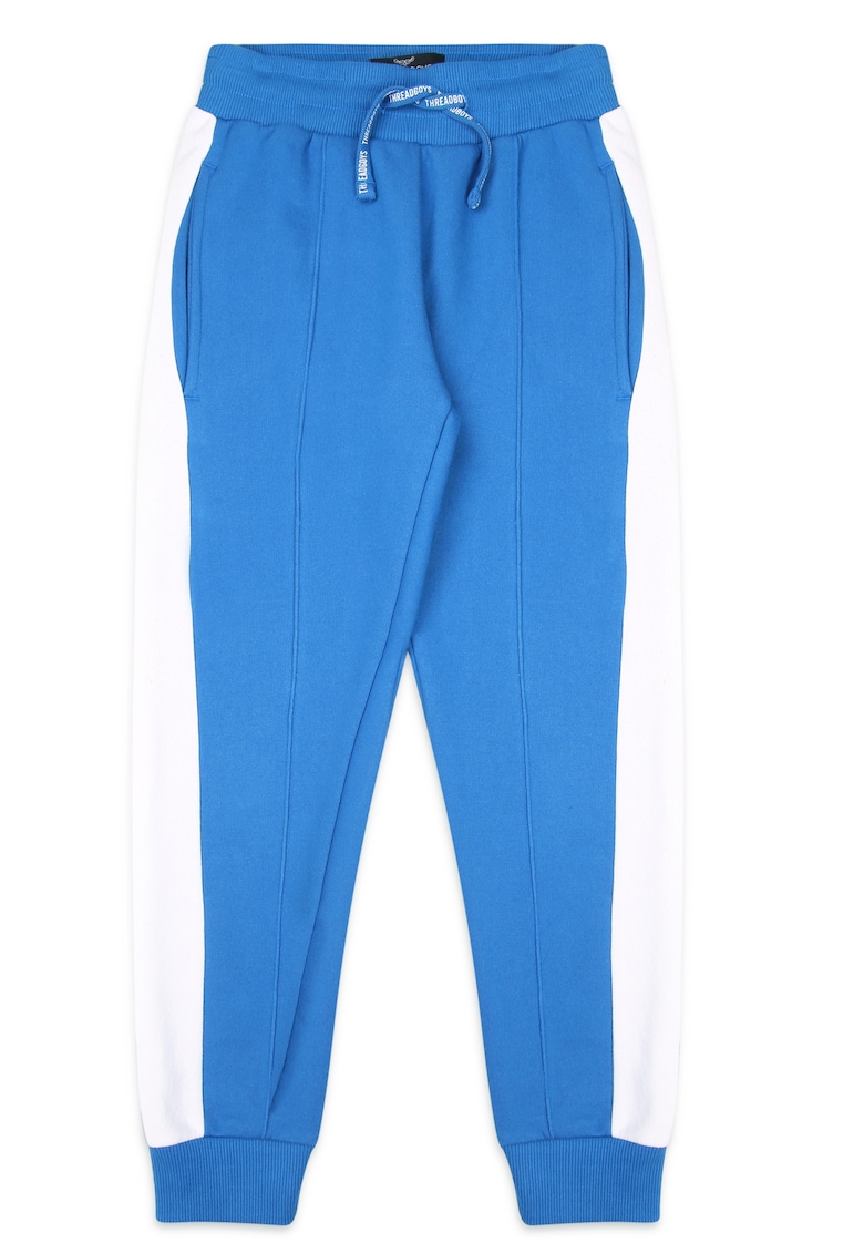 Pantaloni de trening cu barete contrastante