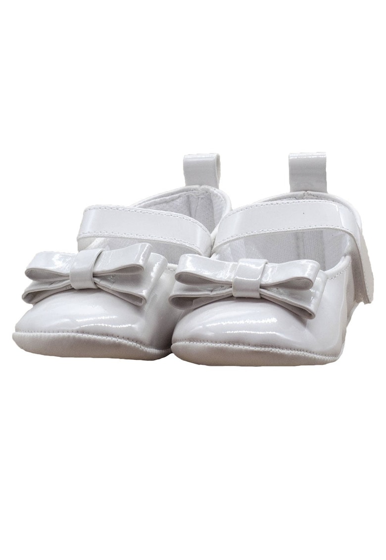 Botosei - fete - piele ecologica - cu scai - 1602 - Alb