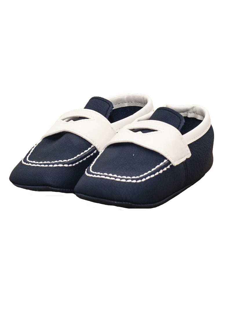 Pantofiori baietei - piele ecologica - bleumarin - 1797 - 19 - Bleumarin