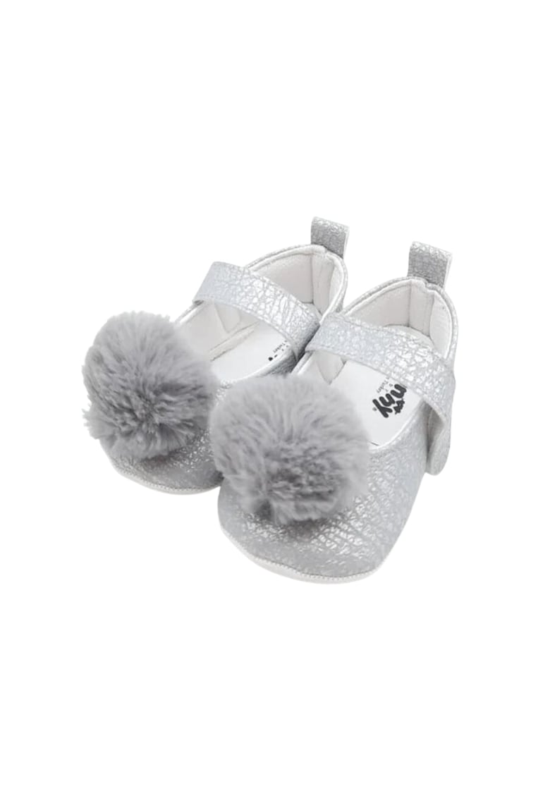 Botosei - fete - piele ecologica - cu catarama - 1801 - Gri