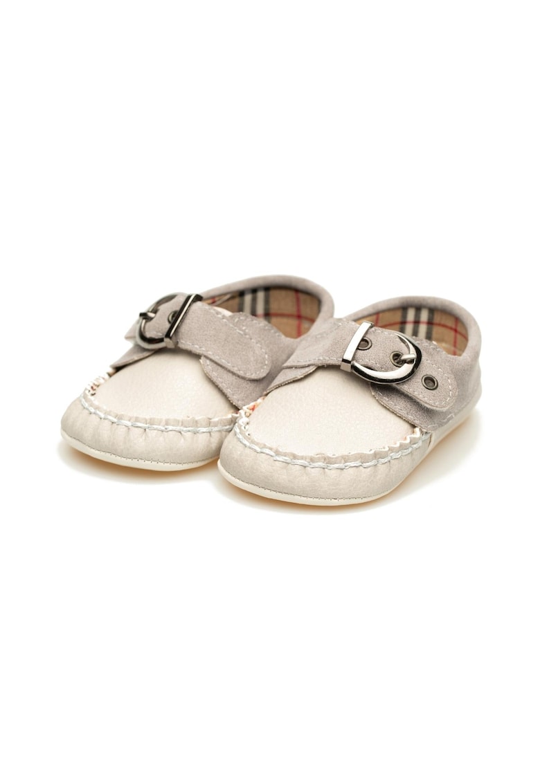 Botosei - baieti - piele ecologica - usori - 1293 - Gri