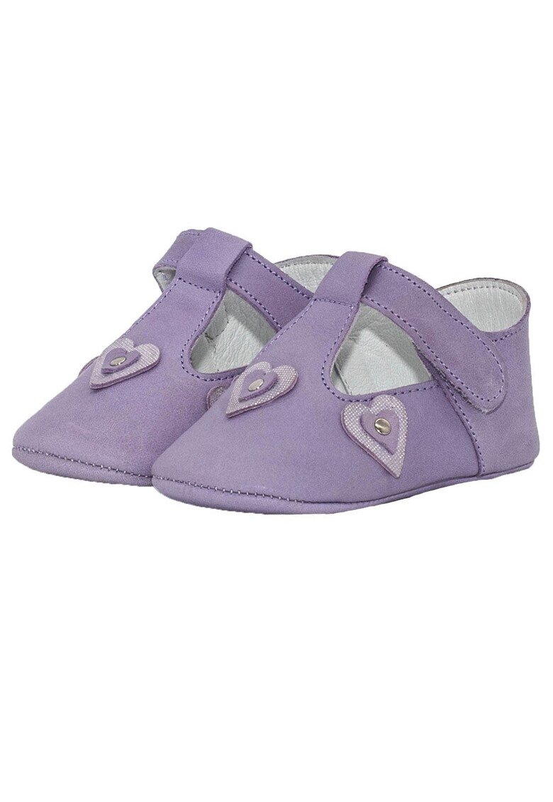 Botosei - fete - piele naturala - cu scai - 4028 - Mov