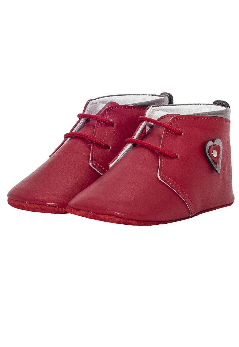 Botosei - fete - piele naturala - cu siret - 4022
