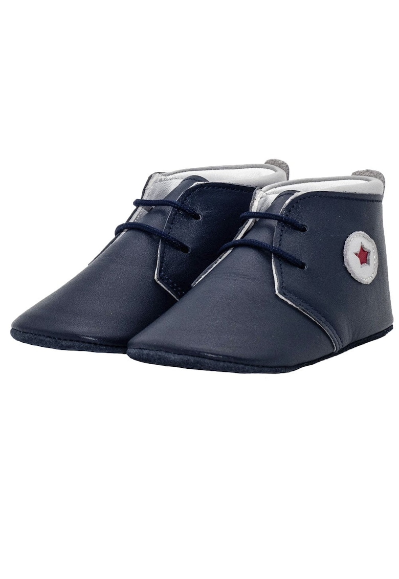 Botosei - baieti - piele naturala - cu siret - 4023