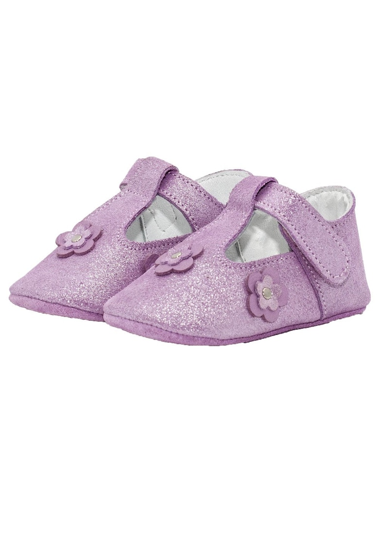 Botosei - fete - piele naturala - cu scai - 4001 - Mov