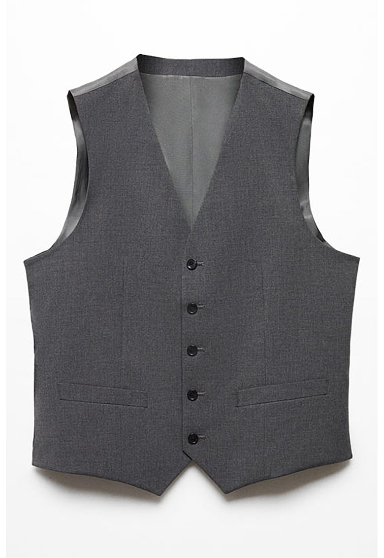 Vesta slim fit de costum Brasilia