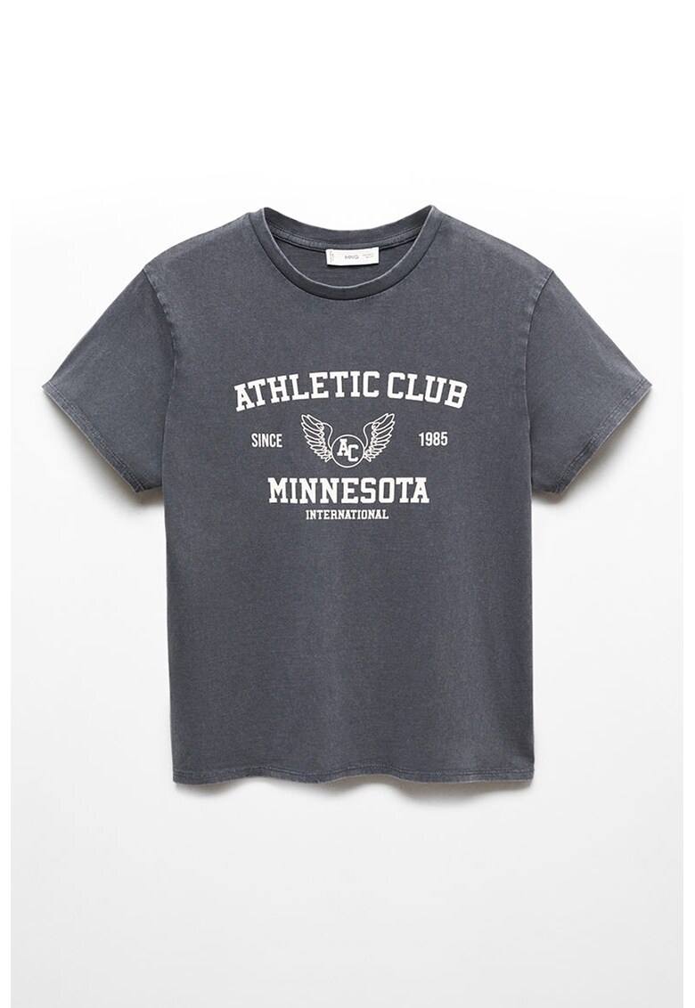 Tricou cu text Athletic