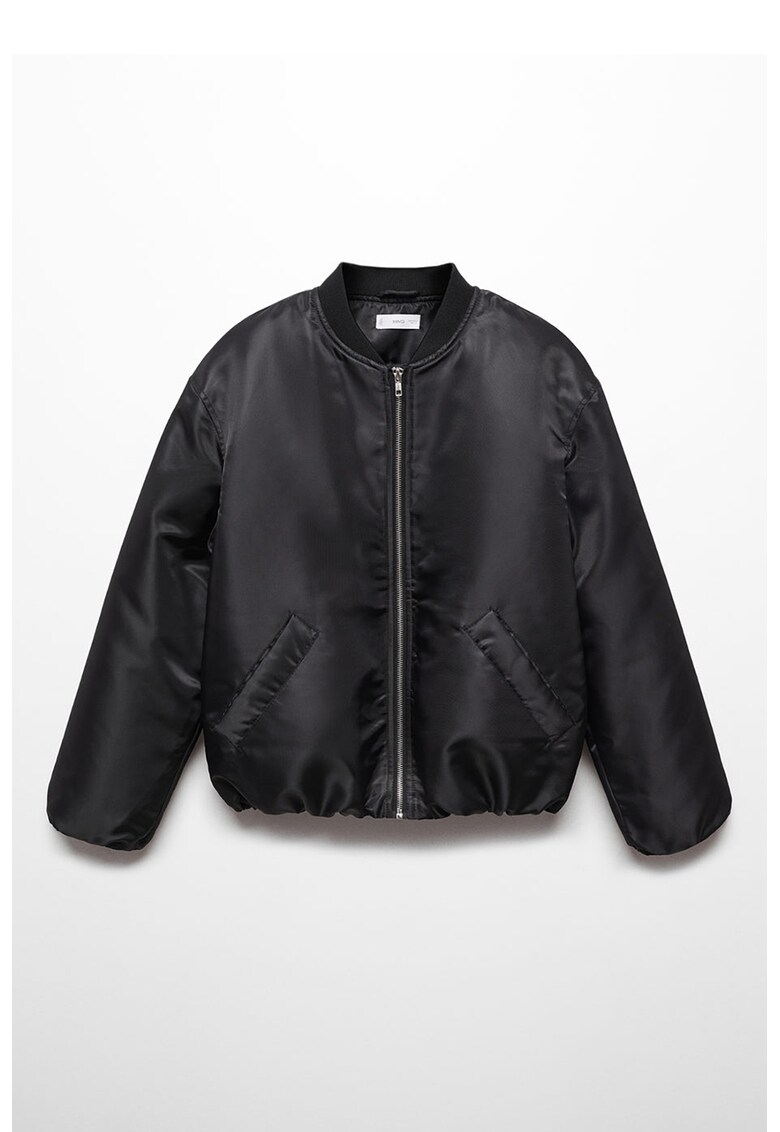 Jacheta bomber cu fermoar