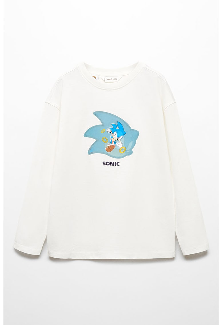 Bluza din bumbac cu maneci cazute Sonyclean