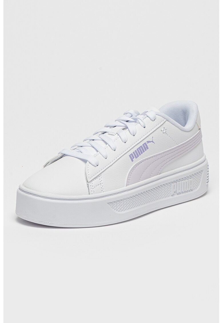 Pantofi sport de piele cu insertii de piele ecologica Smash