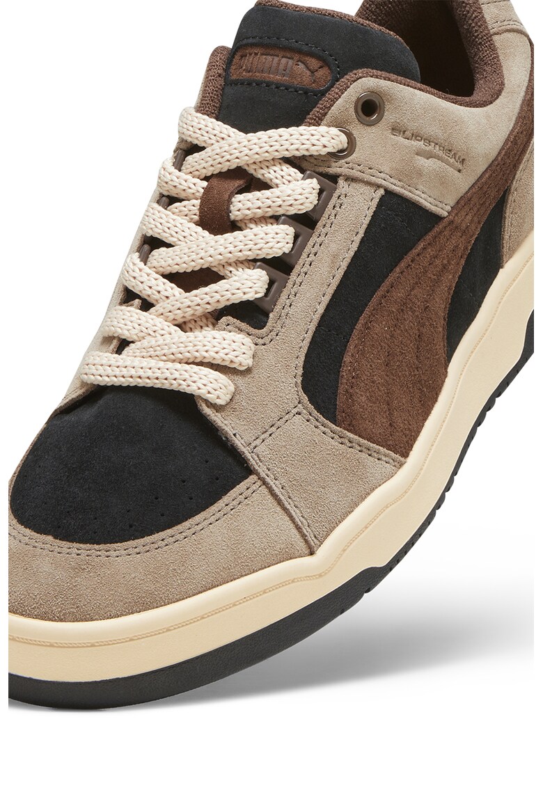 Pantofi sport de piele intoarsa cu model colorblock Slipstream