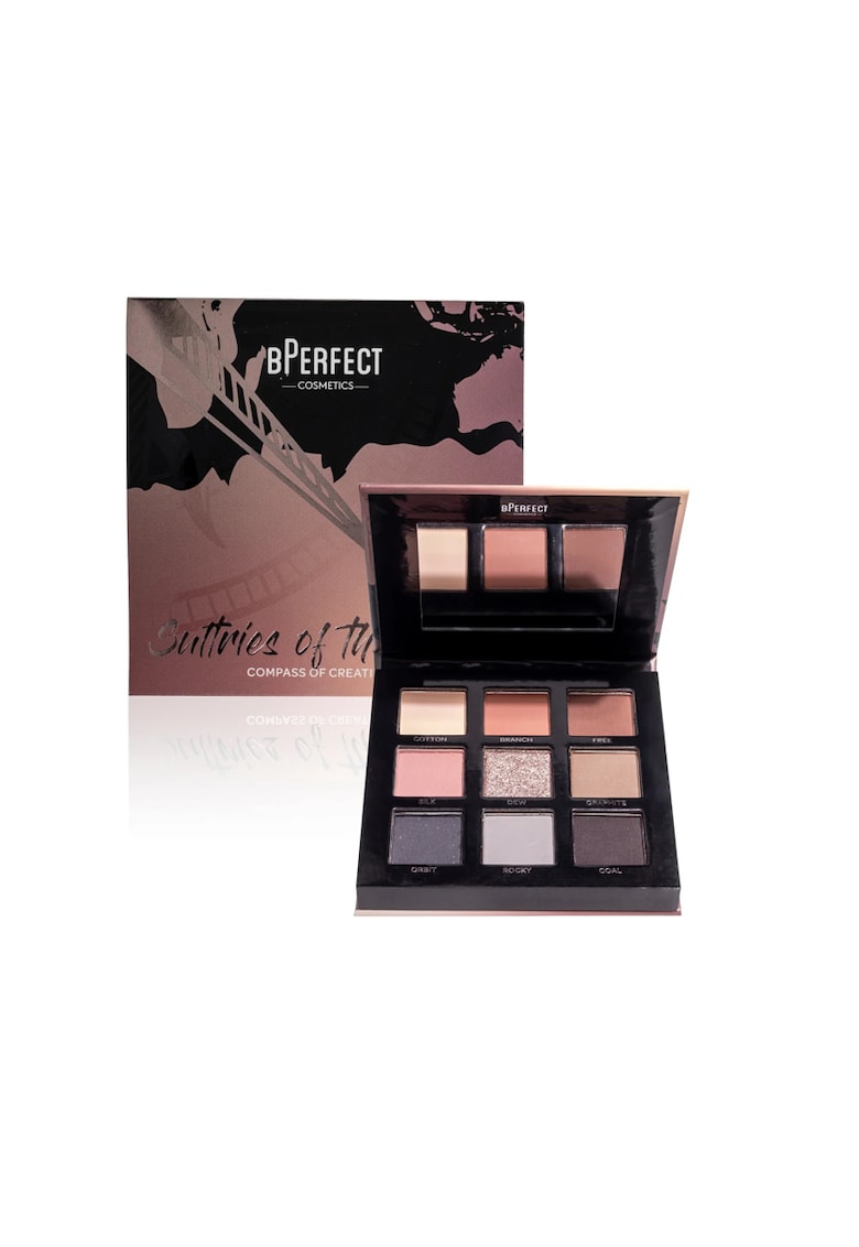 Paleta farduri pentru ochi BPerfect Compass of Creativity of the 13.5gdsafgh