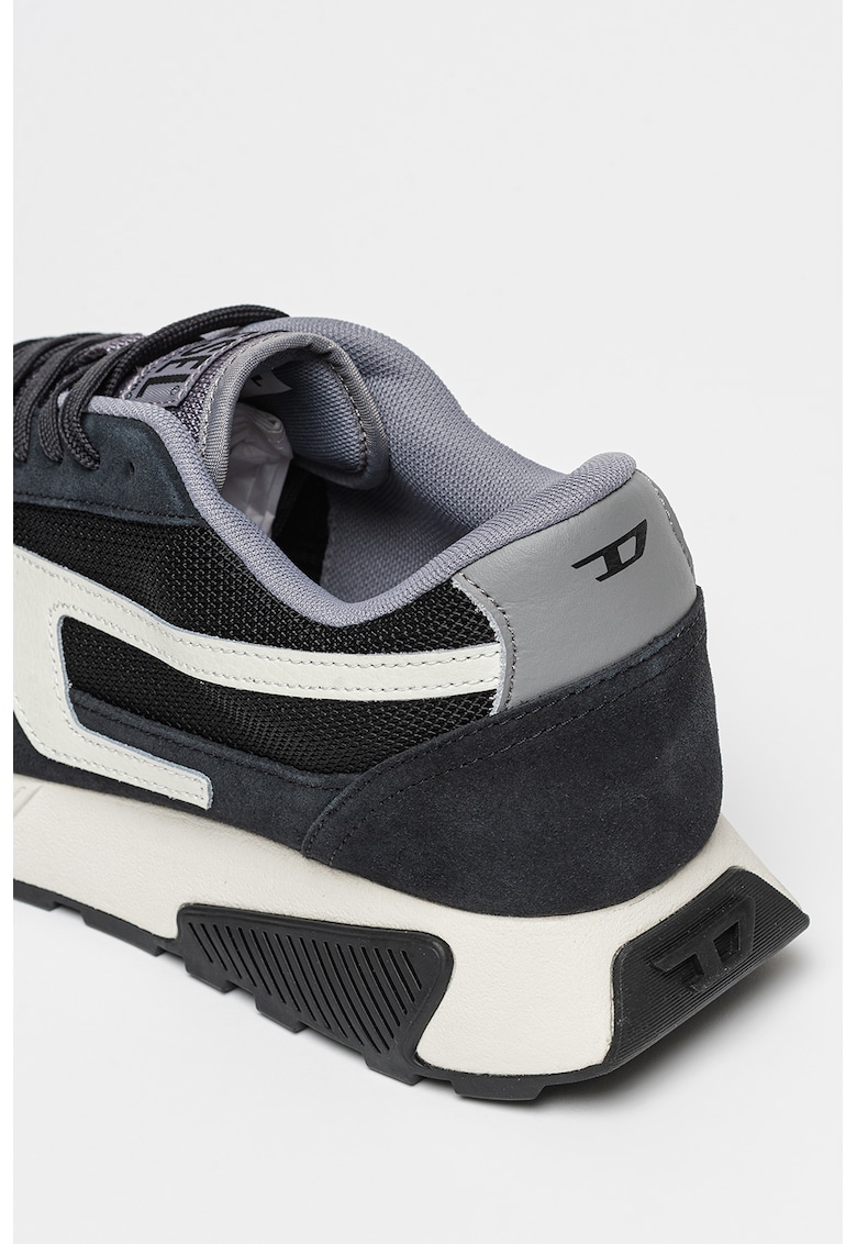 Pantofi sport cu insertii de piele intoarsa