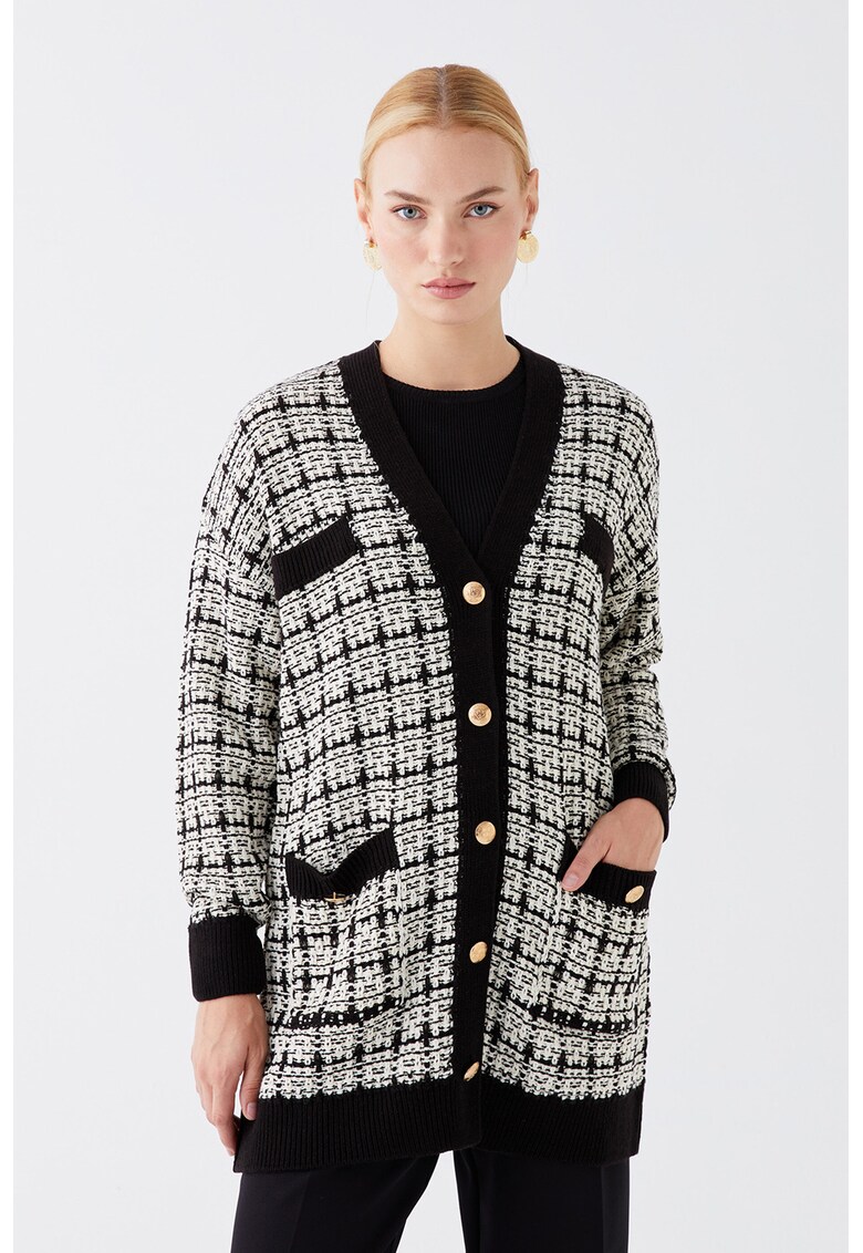 Cardigan cu 4 buzunare