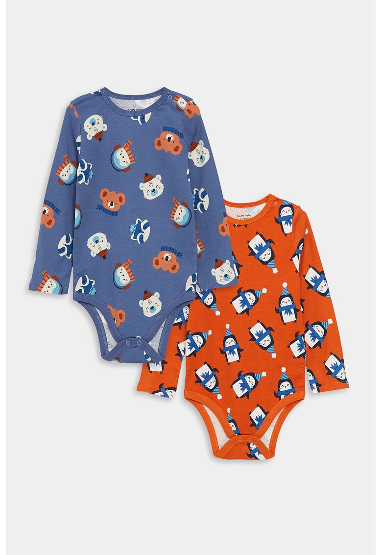 Set de body-uri cu maneci lungi - 2 piese