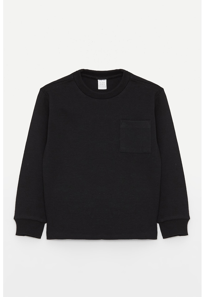 Bluza de trening cu buzunar pe piept