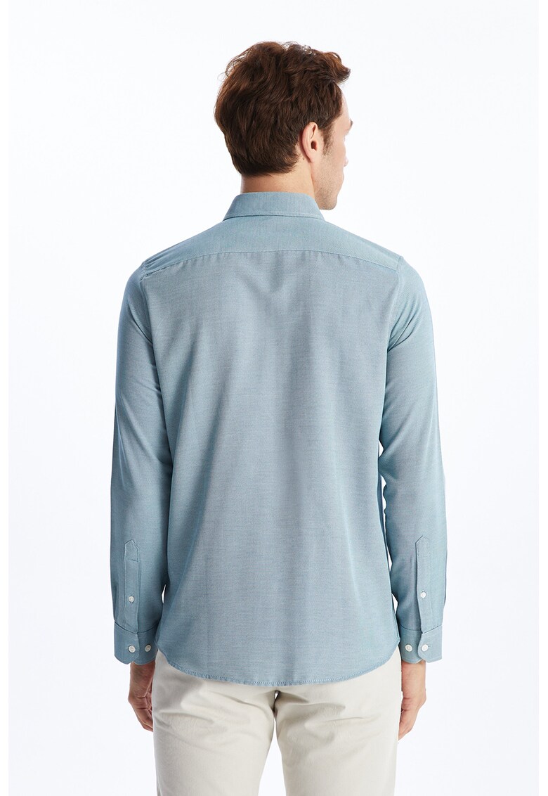 Camasa Oxford slim fit din amestec de bumbac