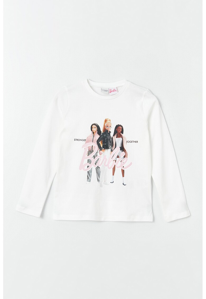 Bluza de bumbac cu Barbie