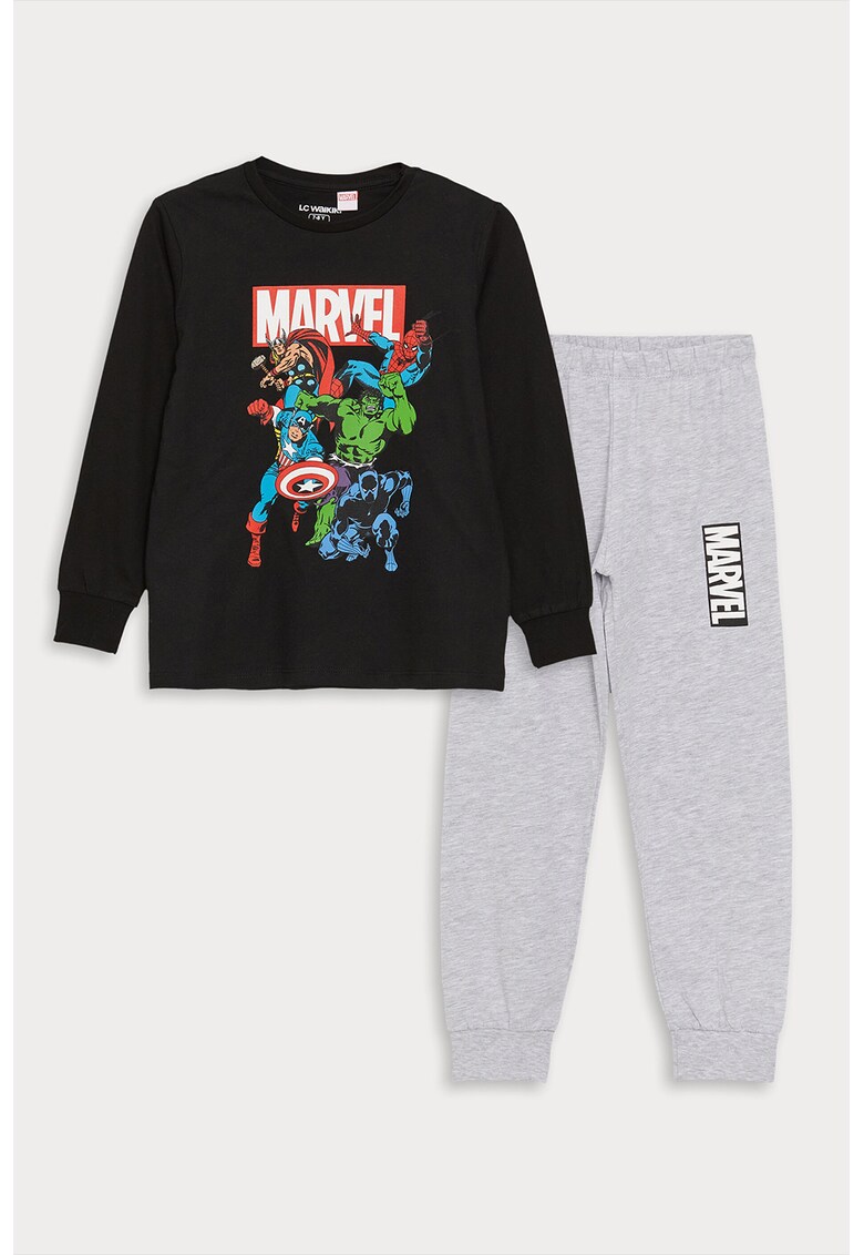 Pijama lunga cu model Marvel
