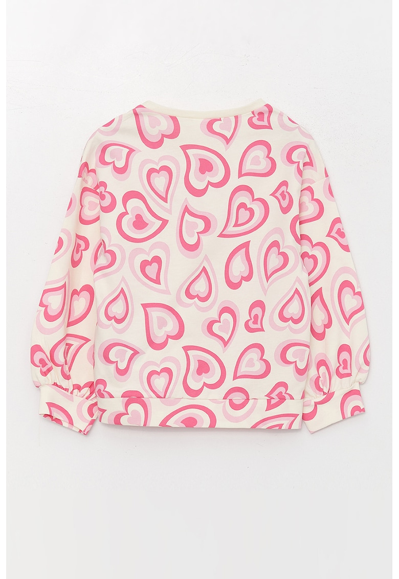 Pijama lunga cu inimi