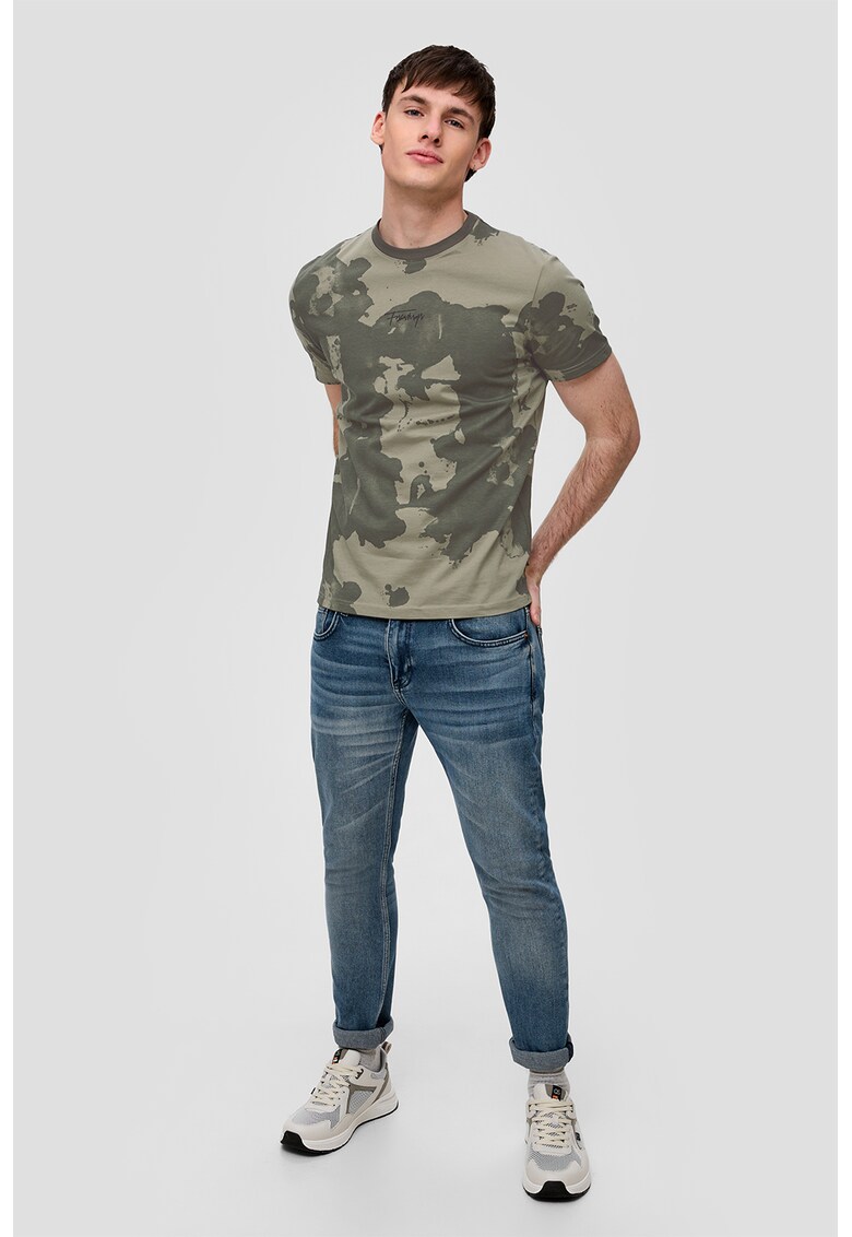 Tricou cu imprimeu abstract