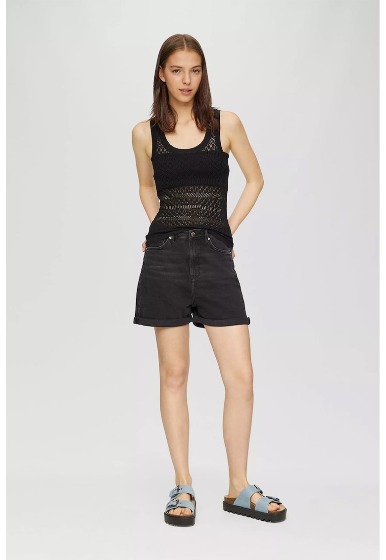 Blugi scurti cu talie inalta Blugi scurti cu talie inalta