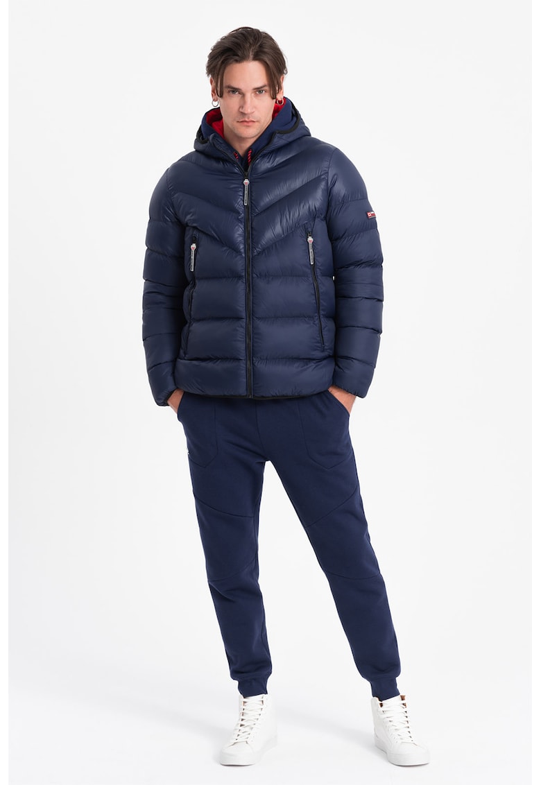 Geaca cu vatelina si gluga