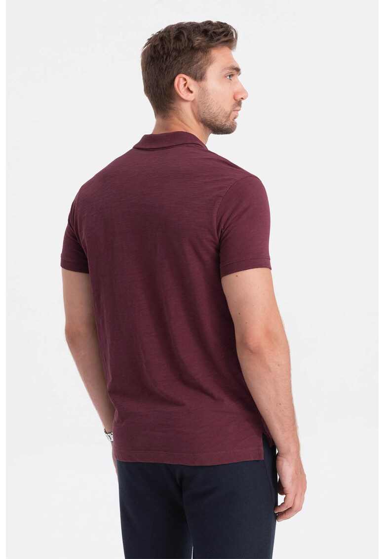 Tricou polo cu buzunar pe piept