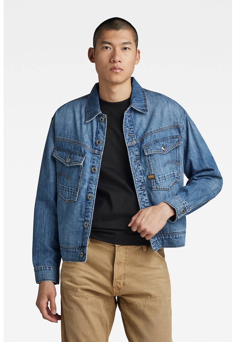 Jacheta regular fit din denim