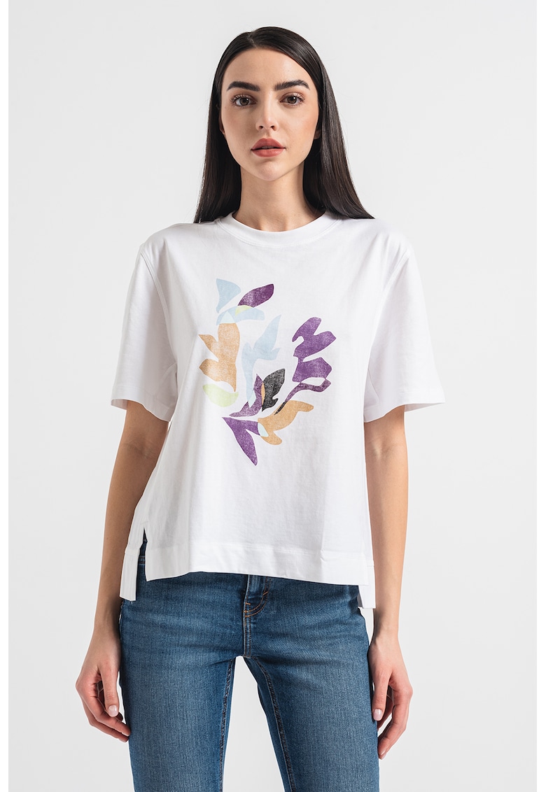 Tricou cu terminatie asimetrica
