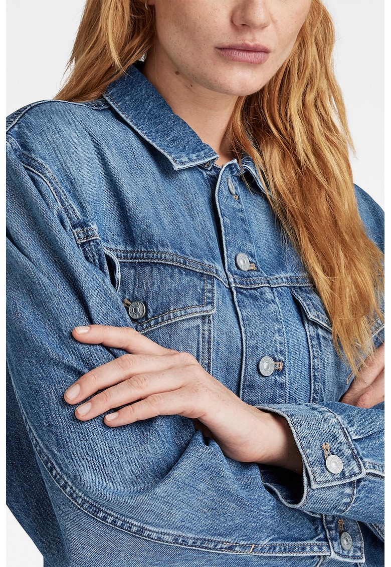 Jacheta relaxed fit din denim