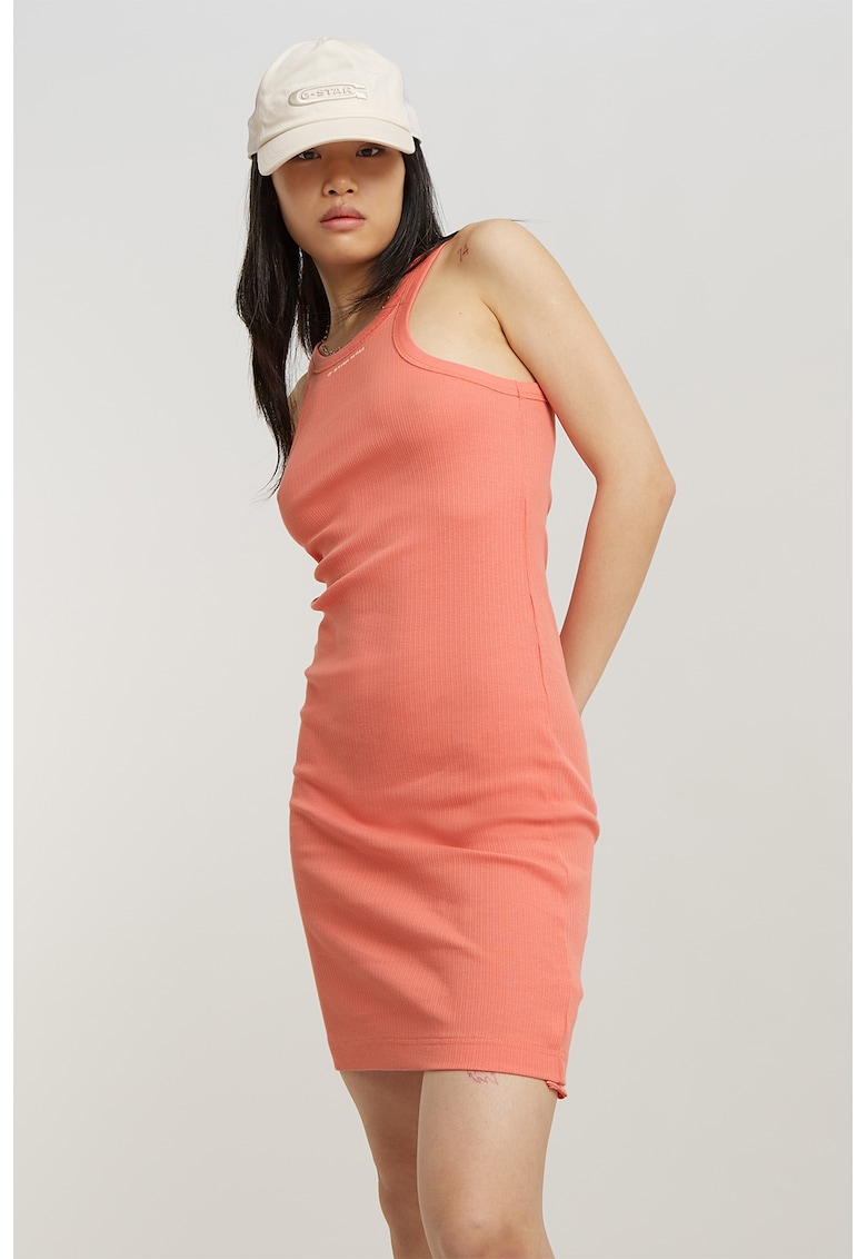 Rochie bodycon mini de bumbac organic