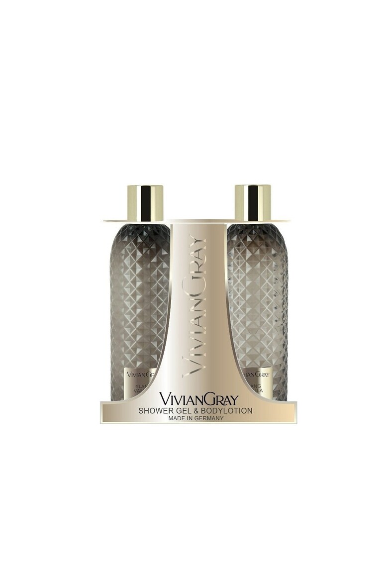 Set Lotiune de corp Ylang & Vanilla - Unisex - 300 ml + Gel de dus - 300 ml