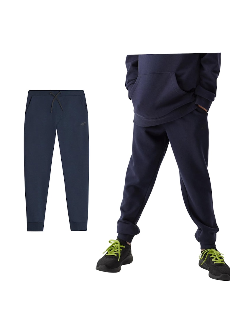 Pantaloni de sport pentru copii - bumbac - bleumarin