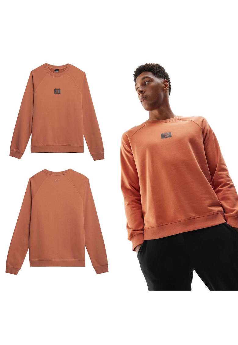 Hanorac barbati - maro - bumbac - Maro