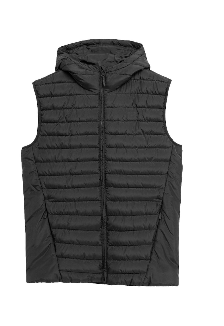 4f Vesta pentru barbati - Sintetic - Negru - Negru