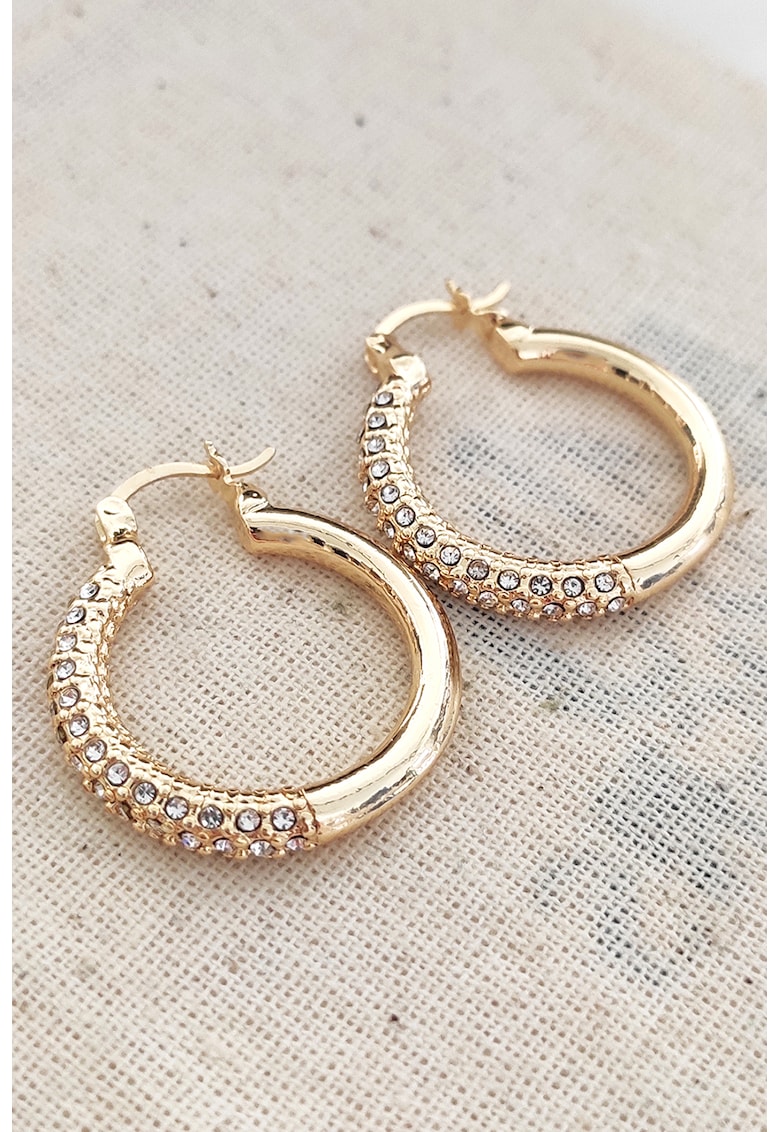 Cercei decorati cu zirconia