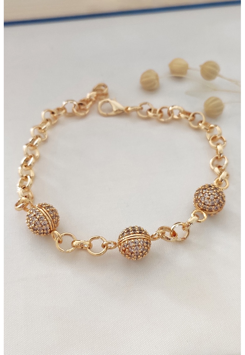 Bratara cu talismane cu zirconia