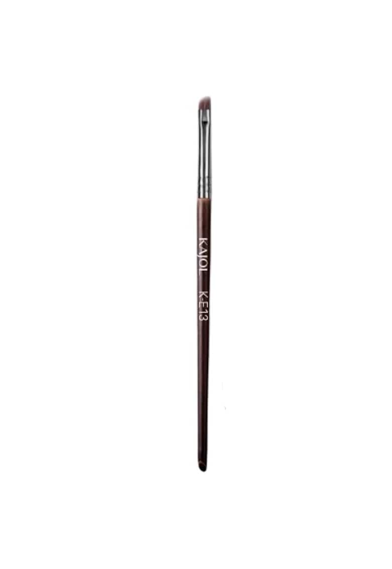 Pensula profesionala angulara pentru eyeliner si sprancene - din fibra sintetica - K-E13 - ™
