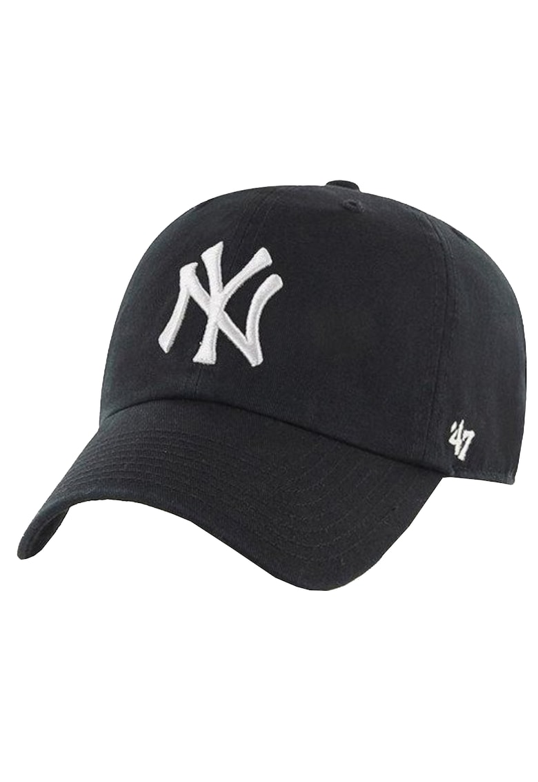 47 Brand Sapca - New York Yankees MLB Clean Up Cap B-RGW17GWS-BKD - Negru -
