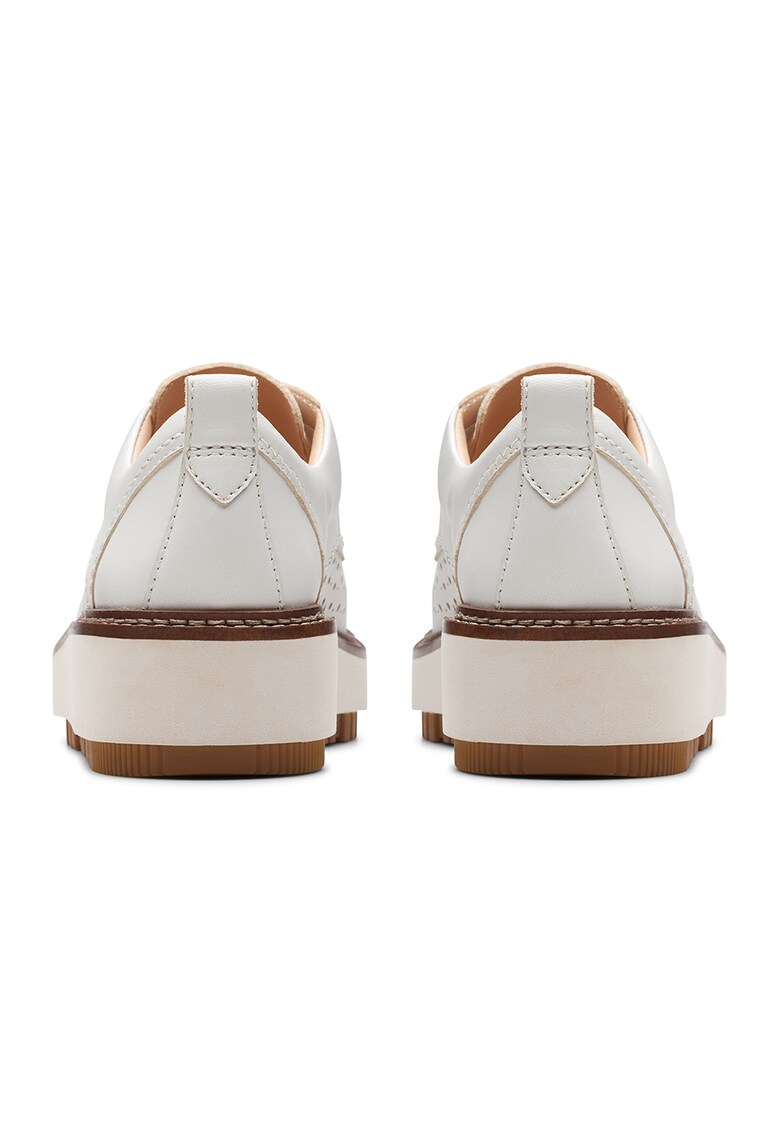 Pantofi wedge cu perforatii