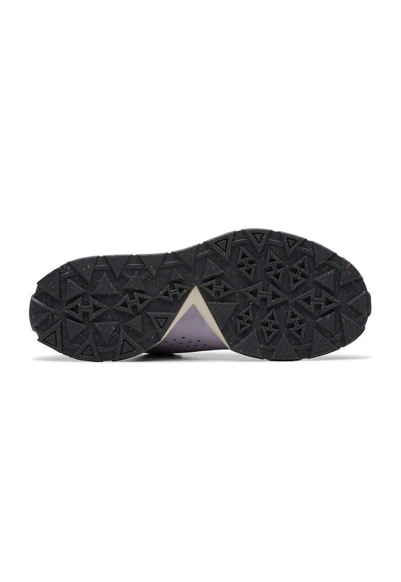 Pantofi sport de piele nabuc cu perforatii